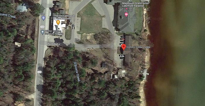Fergusons Cedar Lodge - Aerial Map (newer photo)